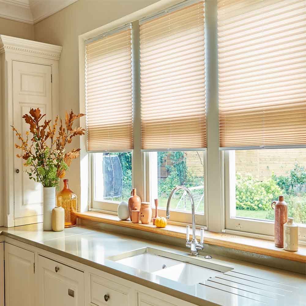 Pleated blinds in Cornwall